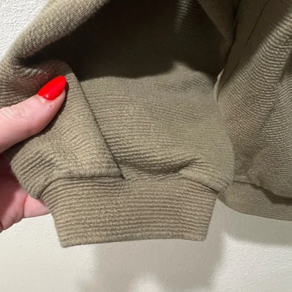 Madewell women’s button-back mock neck top size medium, distant surplus, medium - Picture 5 of 9